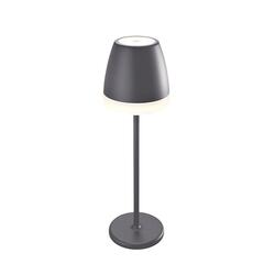 ACA Lighting LED SMD venkovní stolní lampa na baterie nabíjecí 2W 150LM 38d 3.000K tmavá šedá CRI80 IP54 LG2193G-400