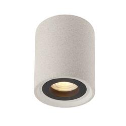 ACA Lighting stropní svítidlo 1XGU10 bílý beton D8,5XH10CM MONTE MK141S10W