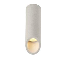 ACA Lighting stropní svítidlo 1XGU10 bílý beton D7XH24CM FALTSO MK151S24W