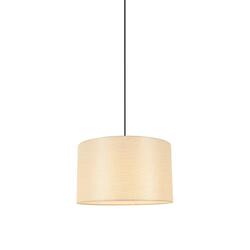 ACA Lighting závěsné svítidlo CLIFF béžové textilní stínítko 1xE27 MP21858