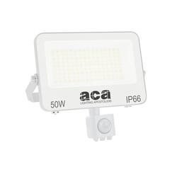 ACA Lighting LED SMD bílý reflektor s pohybovým čidlem  50W 3CCT 5000lm 185-260V Ra80 IP66 N50CCTWS