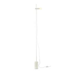 ACA Lighting stojací lampa 1XE14 bílý mramor+kov D9XH160CM HERA OD581F160W