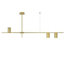 ACA Lighting stropní svítidlo 3XGU10 zlatá kov 130X12XH53CM ARISTO OD843C130G