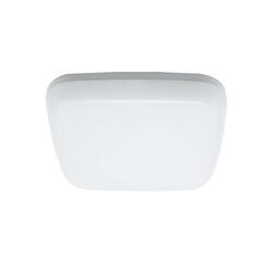 ACA Lighting bílé hranaté stropní svítidlo se senzorem SMD LED 24W 2100Lm 4000K 120d 230V IP54 Ra80 OFAQ2440SMIC