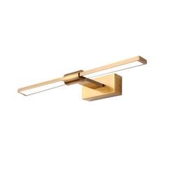 ACA Lighting nástěnné svítidlo PAPIGION LED 8W 520lm 3000K mosaz hliník 410mm PN1403LEDW41BR