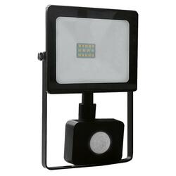 ACA Lighting černá SENSOR LED SMD reflektor IP66 10W 3000K 800Lm 230V Ra80 Q1030S