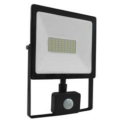 ACA Lighting černá SENSOR LED SMD reflektor IP66 50W 3000K 4000Lm 230V Ra80 Q5030S