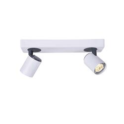 ACA Lighting bodové svítidlo nástěnné 2XGU10 bílá hliník 32X7X12CM DISCO RA312S32WG