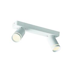 ACA Lighting nástěnné a stropní svítidlo 2XGU10 DIVINO bílá hliník IP20 32X7X13,5CM RA3632SWH