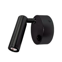 ACA Lighting LED nástěnné svítidlo INYOKA2 3W matná černá nastavitelné 50st 210lm 4000? 230V SF151AMB