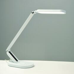 ACA Lighting stolní lampa LED 10W 800lm FRITZ bílá CCT + stmívatelné + dotykový vypínač + USB nabíječka SF20203LEDWH
