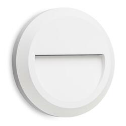 ACA Lighting LED venkovní nástěnné svítidlo bílá 230V IP65 1,5W 3000K 20X3014LED 100lm SLIM02W