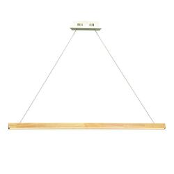 ACA Lighting závěsné svítidlo LED 13W 3000K 1300lm CANDELA dřevo 83,5X8XH100CM TNK299LED13P