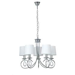 ACA Lighting Textile závěsné svítidlo TNK81490CR5P