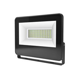ACA Lighting černá LED SMD reflektor IP66 100W 3000K 10000Lm 230V AC Ra80 V10030