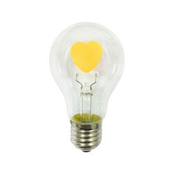ACA Filament LED žárovka A60 2W E27 Heart vlákno ve tvaru srdce
