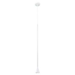 ACA Lighting závěsné svítidlo 1XGU10 CLOUZOT bílá kov IP20 D7,5XD10XH190CM YL22801PWH