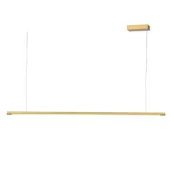 ACA Lighting závěsné svítidlo LED 18W 3000K 1440lm mosaz TOUCH DIMMER 105X1,8XH150CM AVENUE ZM16LEDP105AB