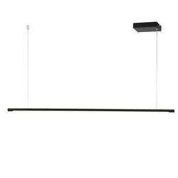 ACA Lighting závěsné svítidlo LED 18W 3000K 1440lm černá TOUCH DIMMER 105X1,8XH150CM AVENUE ZM16LEDP105BK