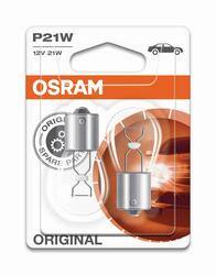 OSRAM P21W 7506-02B, 21W, 12V, BA15s blistr duo box