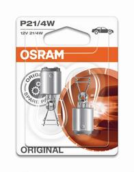 OSRAM P21/4W 7225-02B, 21/4W, 12V, BAZ15d blistr