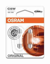 OSRAM C5W 6418-02B, 5W, 12V, SV8.5-8 blistr