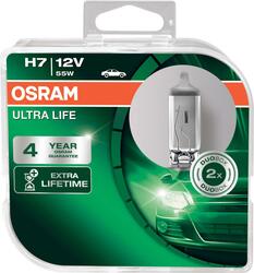 OSRAM H7 ultra life 64210ULT-HCB 55W 12V duobox