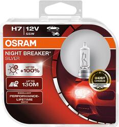 OSRAM H7 64210NBS-HCB NIGHT BREAKER SILVER +100% 55W