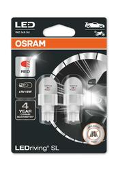 OSRAM LED W16W 921DRP-02B RED 12V 2W W2.1x9.5d PREMIUM