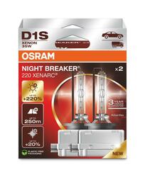 OSRAM D1S 35W XENARC NIGHT BREAKER LASER +220% 2ks 66140XN2-2HB