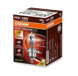 OSRAM H4 12V 60/55W P43t NIGHT BREAKER 220 +220% 1ks 64193NB220