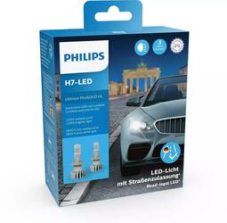 Philips H7 LED Ultinon Pro6000 lampa 5800K 2ks homologace 11972U6000X2