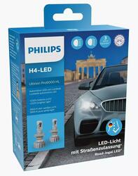 Philips H4 12V 18W P43t Ultinon Pro6000 LED 5800K 2ks homologace 11342U6000X2