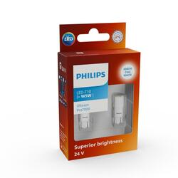 Philips W5W 24V W2.1x9.5d Ultinon Pro7000 6000K NOECE 2ks 24961CU70X2