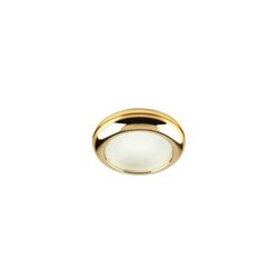 Stropní zápustné bodové svítidlo AZzardo Biagio gold AZ1493 GU10 1x50W IP44 8,5cm zlaté