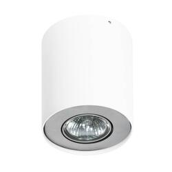 Azzardo NEOS stropní bodové svítidlo 1x GU10 50W bez zdroje IP20, bílá/hliník
