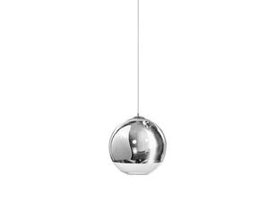 AZzardo SILVER BALL závěsné svítidlo 1x E27 60W bez zdroje 18cm IP20, chromové