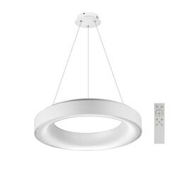 LED Závěsné svítidlo AZzardo Sovana Pendant 55 CCT white dimm AZ2727 50W 2750lm 3000-6500K IP20 55cm stmívatelné bílé