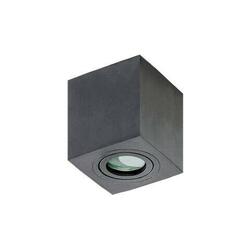 Stropní bodové přisazené svítidlo AZzardo Brant Square IP44 black AZ2878 GU10 1x50W IP44 9cm hranaté černé