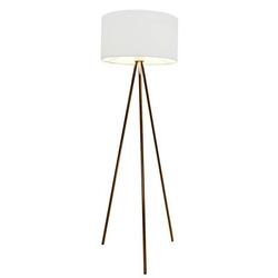 Stojací lampa AZzardo Finn copper white AZ3009 E27 1x60W IP20 45cm bílo-měděná