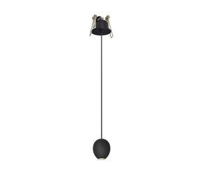 AZzardo AZ3096 podhledové svítidlo Ovum 1 pendant downlight černá