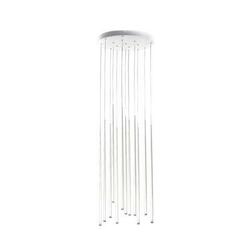 LED Závěsné svítidlo AZzardo Louise 12 white AZ3421 36W 2400lm 3000K IP20 45cm bílé