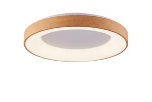 AZzardo SANTANA stropní svítidlo LED 80W 4800lm 3000-6500K  80cm IP20, dřevěný dekor + ovladač