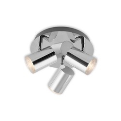 BRILONER bodové svítidlo pr. 21 cm 3xGU10 max. 5W chrom IP44 BRI 2731-038