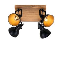 BRILONER Bodové svítidlo 28 cm 4x E14 25W černá BRI 2901-045 VÝPRODEJ VZORKU