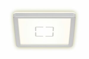 BRILONER Slim svítidlo LED panel 19 cm 12W 1400lm stříbrná BRI 3174-014