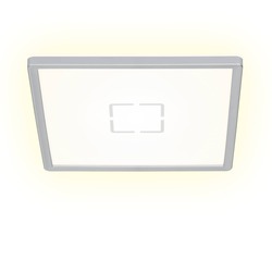 BRILONER Slim svítidlo LED panel, 29,3 cm, 2400 lm, 18 W, stříbrná BRI 3390-014