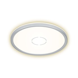 BRILONER Slim svítidlo LED panel, pr. 29,3 cm, 2400 lm, 18 W, stříbrná BRI 3391-014