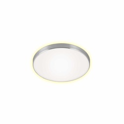BRILONER LED stropní svítidlo, pr. 28,5 cm, 12 W, hliník-bílé BRI 3443-119