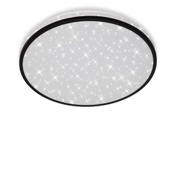 BRILONER LED stropní svítidlo hvězdné nebe, pr. 38 cm, 24 W, černá BRI 3456-215